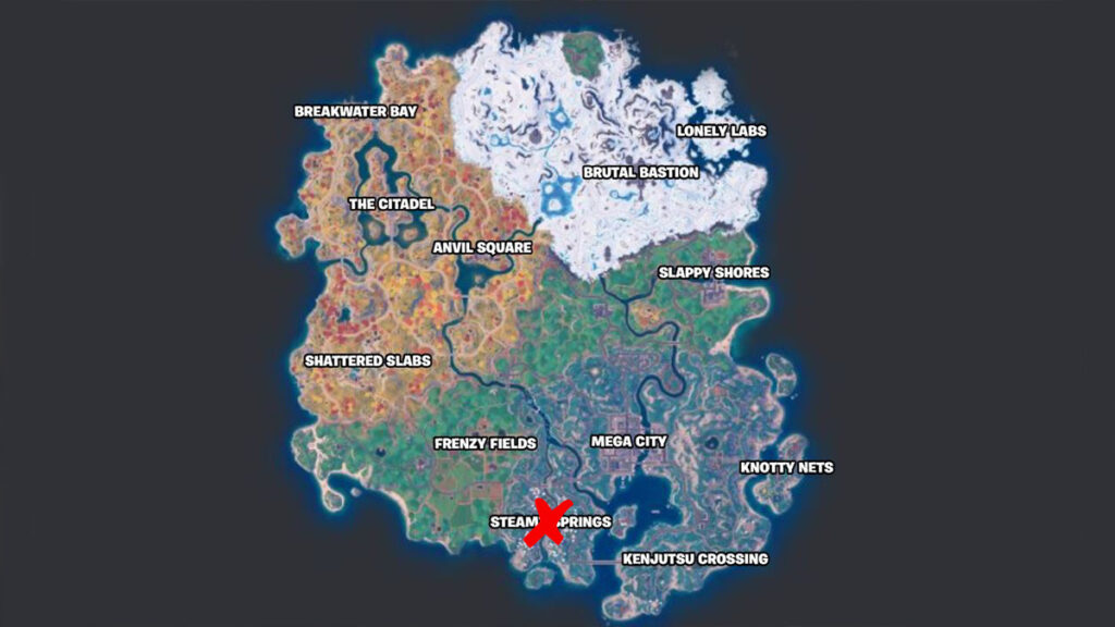 Ubicaciones de nenúfares de Fortnite