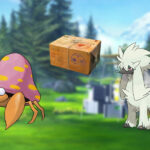 Parasect and Furfrou in a Pokemon Go Research background