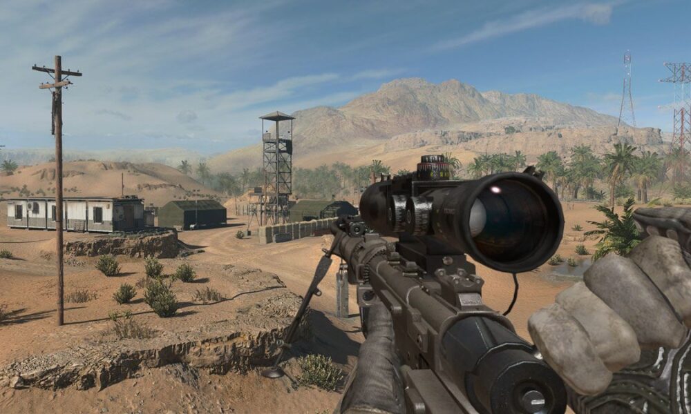 mw2 intervention sniper in warzone 2's Al Mazrah