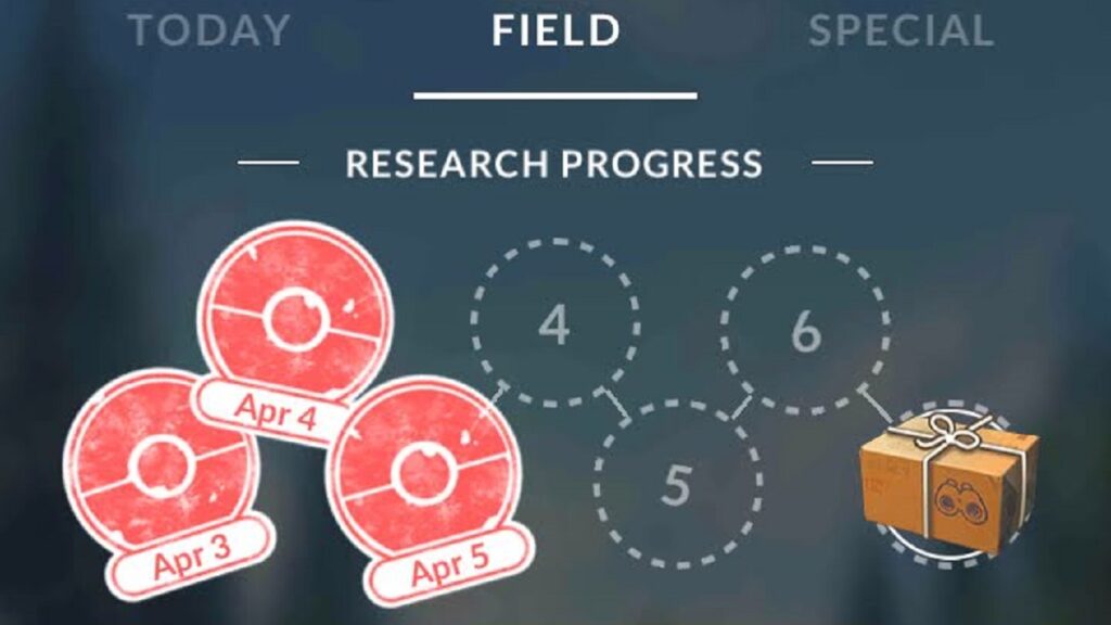 Sellos de avance de investigación de Pokémon Go