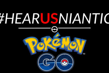 #HearUsNiantic hashtag with Pokemon Go logo