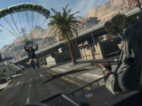 Warzone 2 aiming at parachuting enemy