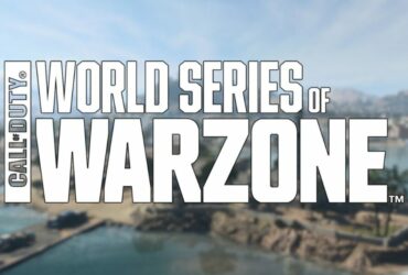 World Series of Warzone 2023 logo with Al Mazrah in background