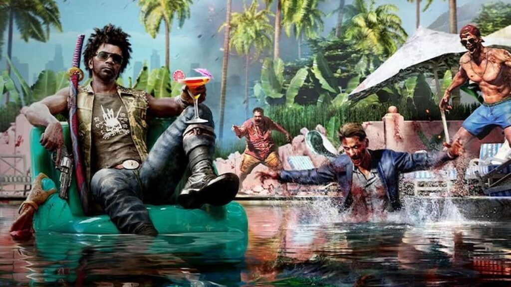 El personaje de Dead Island 2 se sentó en la piscina