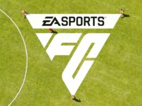 EA SPORTS FC logo on pitch