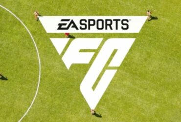 EA SPORTS FC logo on pitch