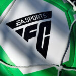 EA Sports FC logo on ball