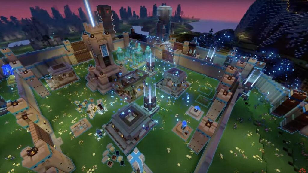 Fortaleza en Minecraft Legends