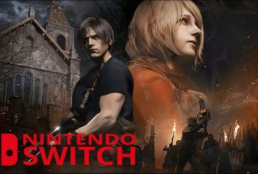 resident evil 4 remake with nintendo switch logo