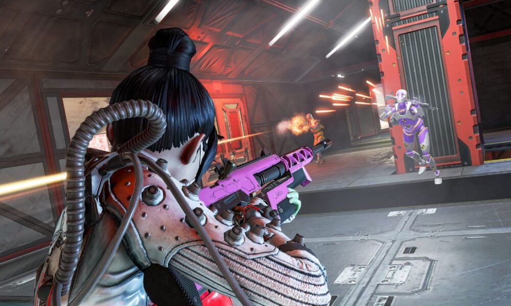 wraith in the new apex legends season 17 firing range