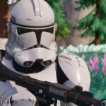 Clone Trooper with DC-15 Blaster Rifle in Fortnite