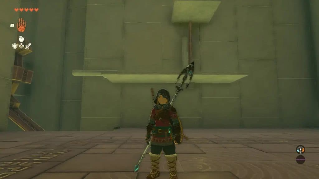 Link en el Santuario Riogok en Zelda Tears of the Kingdom