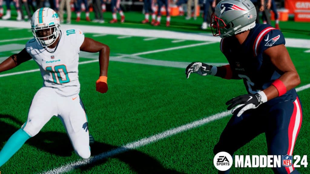 Tyreek Hill de los Miami Dolphins en Madden 24