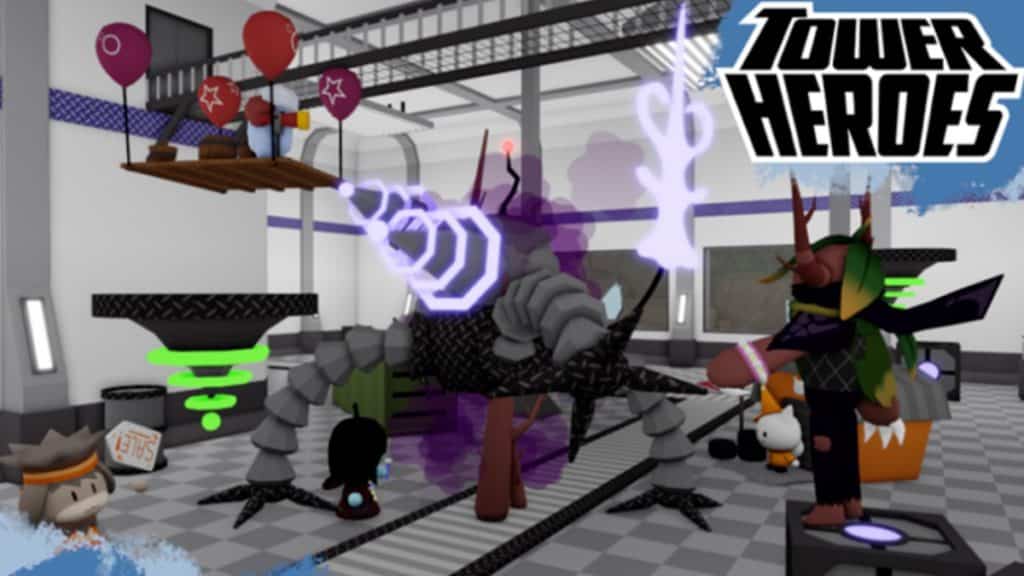 Equipo defensivo en Roblox Tower Heroes