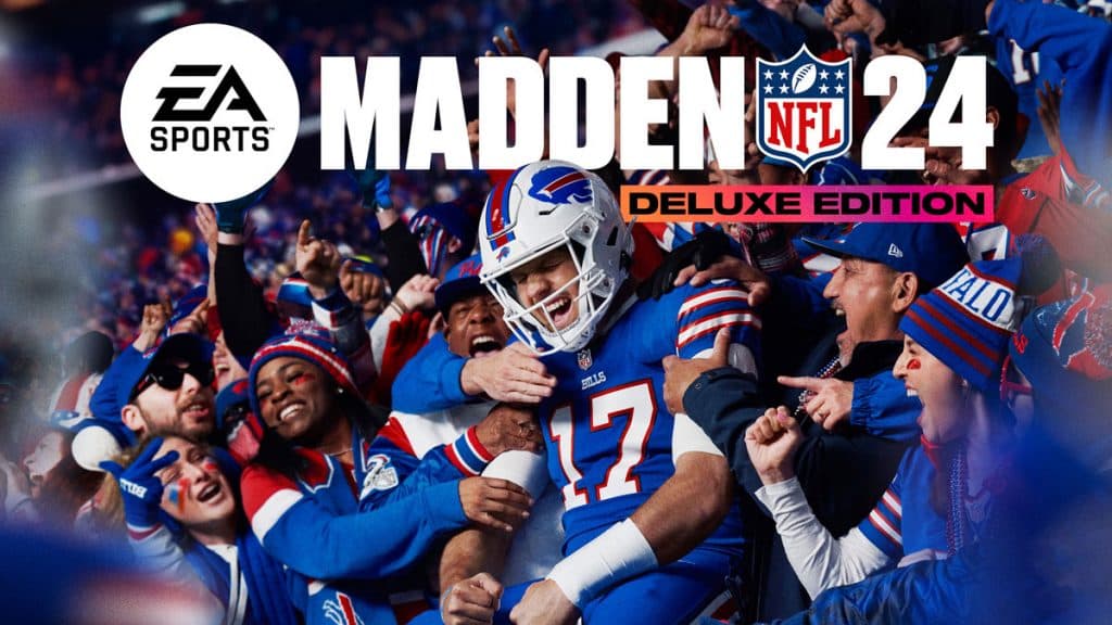 Portada de Josh Allen Athlete Madden 24 Edición de lujo