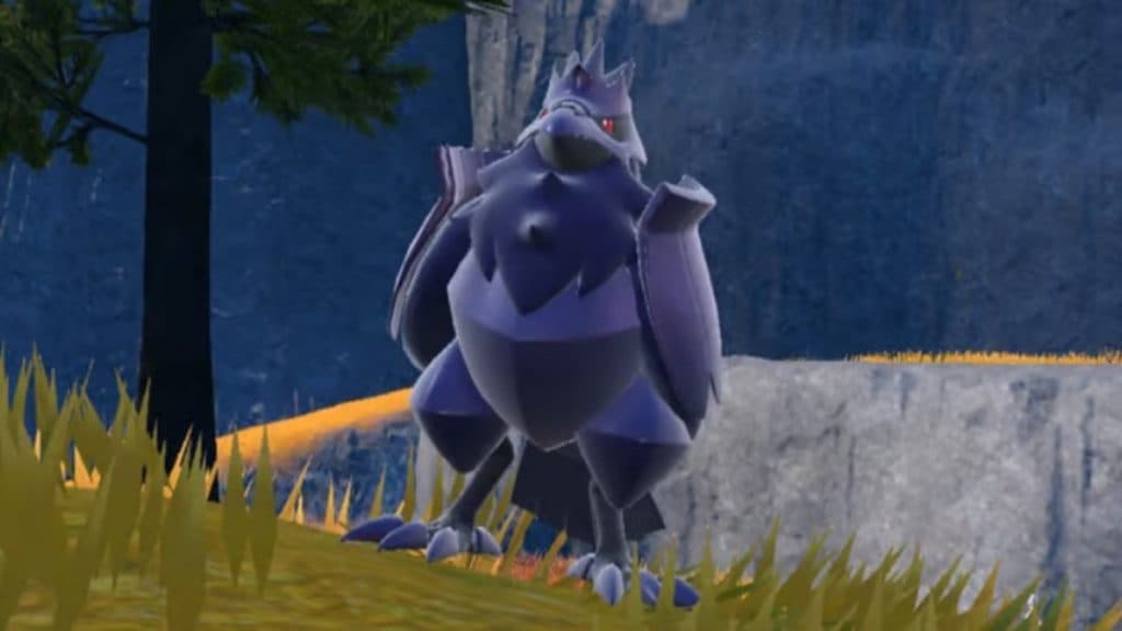 pokemon scrlet y violeta rillaboom tera contador de incursiones corviknight