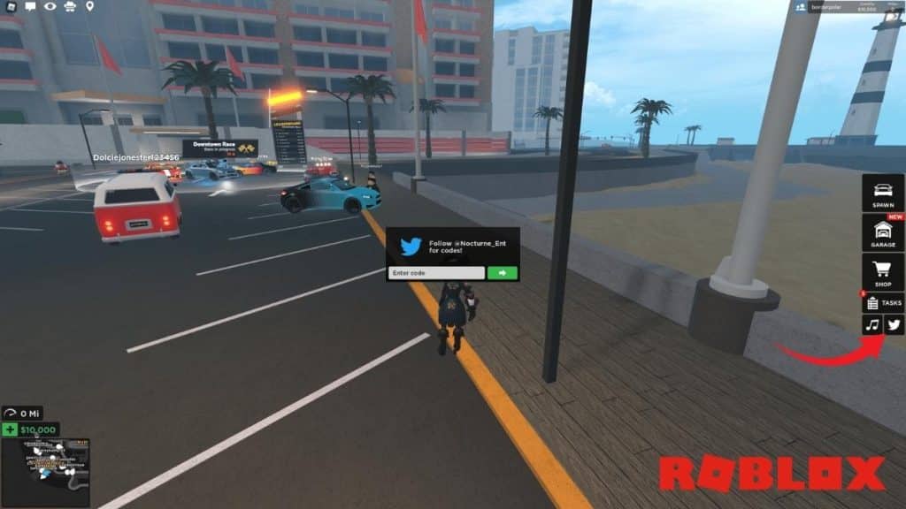 Método de canjear código en Driving Simulator