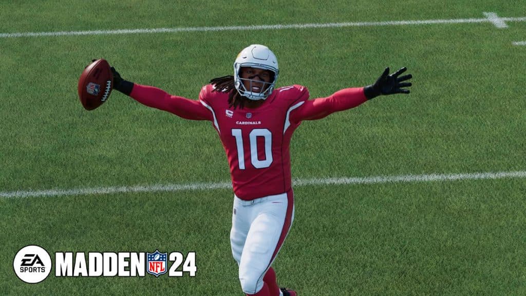 Cardenales de Arizona DeAndre Hopkins en Madden 24