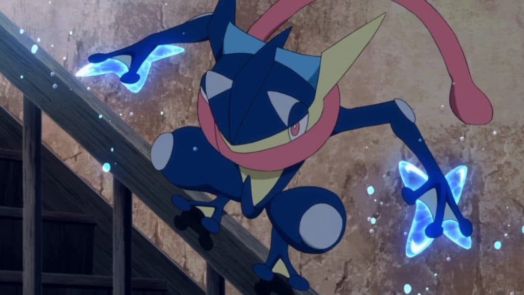 greninja pokemon go usando agua shuriken