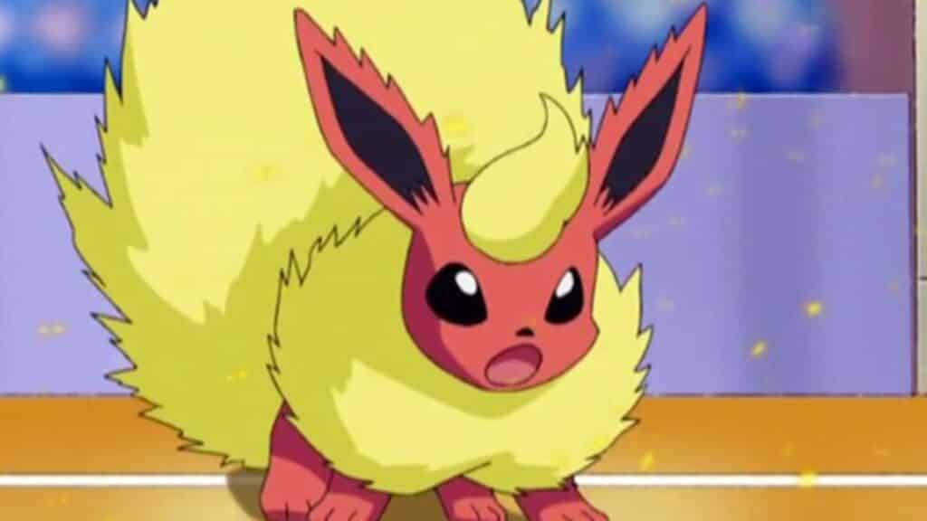 pokemon go eevee evolución flareon en el anime