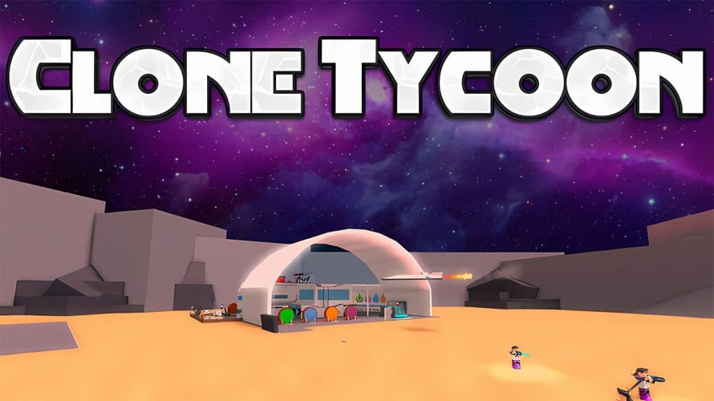 Un laboratorio de clonación en Roblox Clone Tycoon 2.