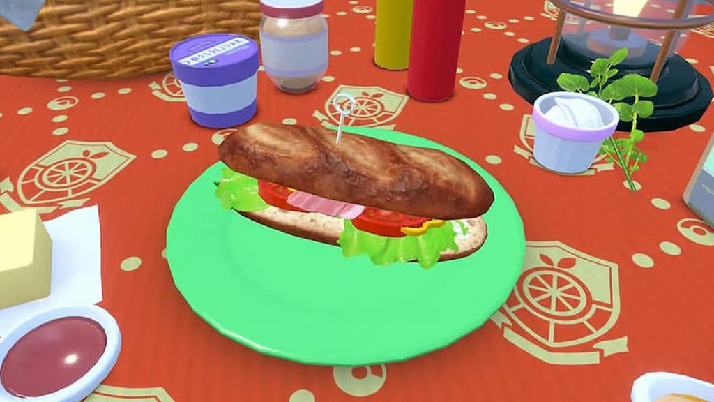 Sándwich brillante en Pokémon