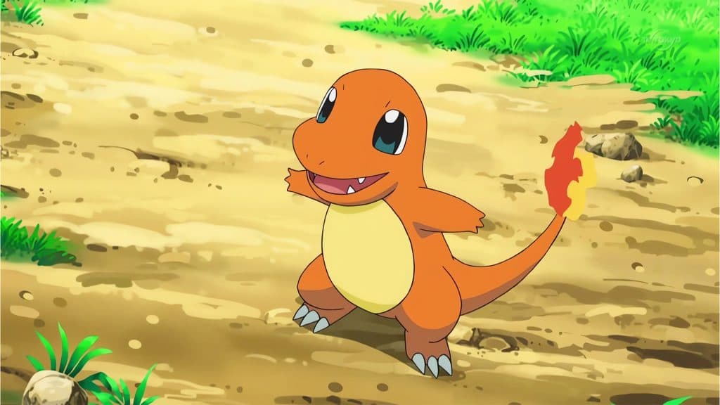 Charmander en Pokémon.