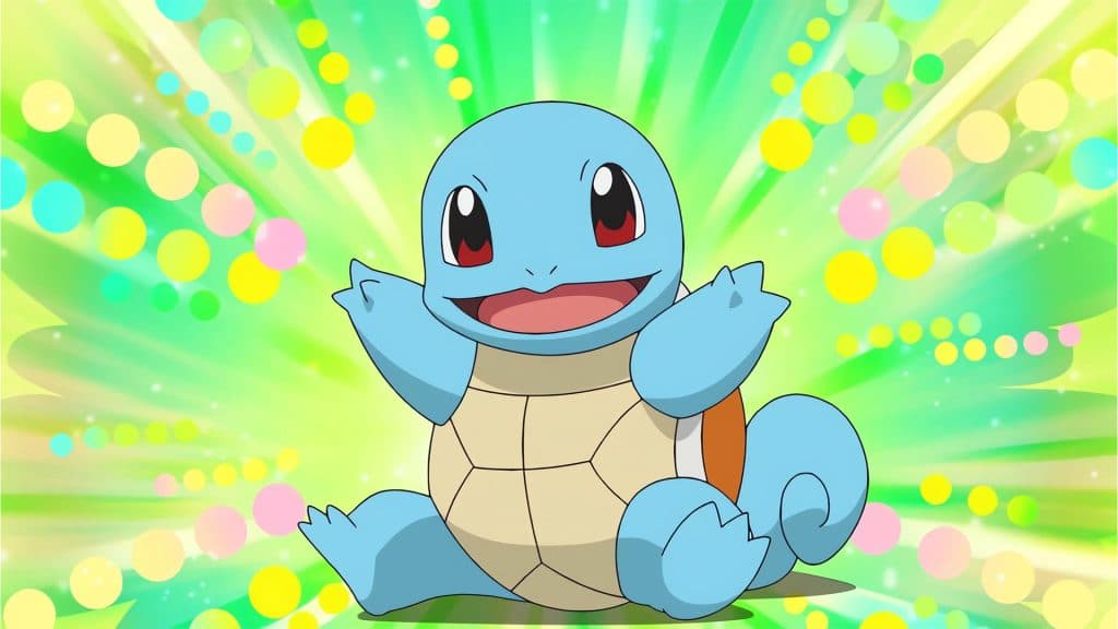 Squirtle en Pokémon.