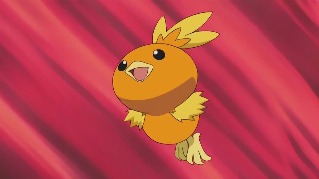 Torchic en Pokémon.