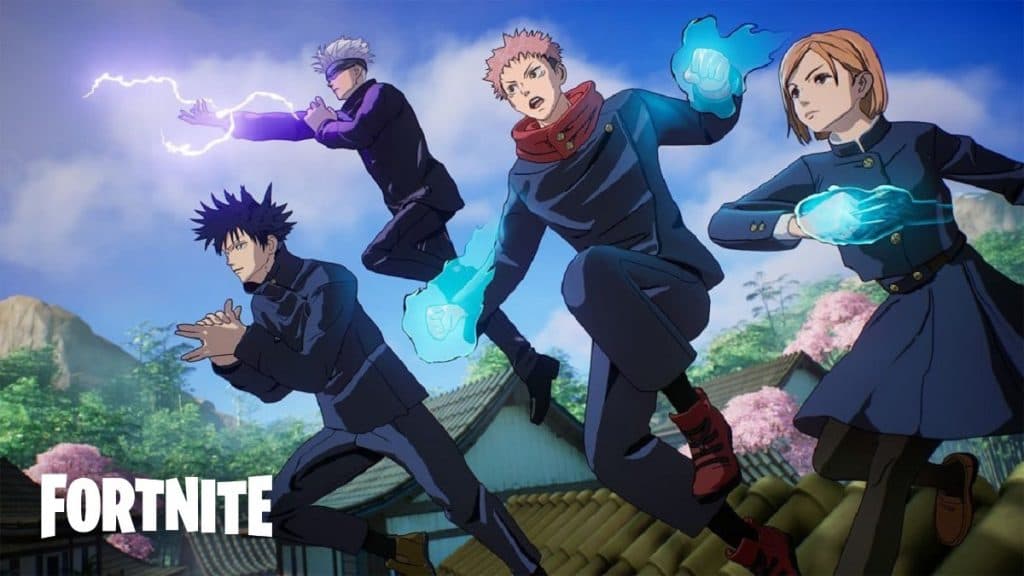 Personajes de Jujutsu Kaisen en Fortnite