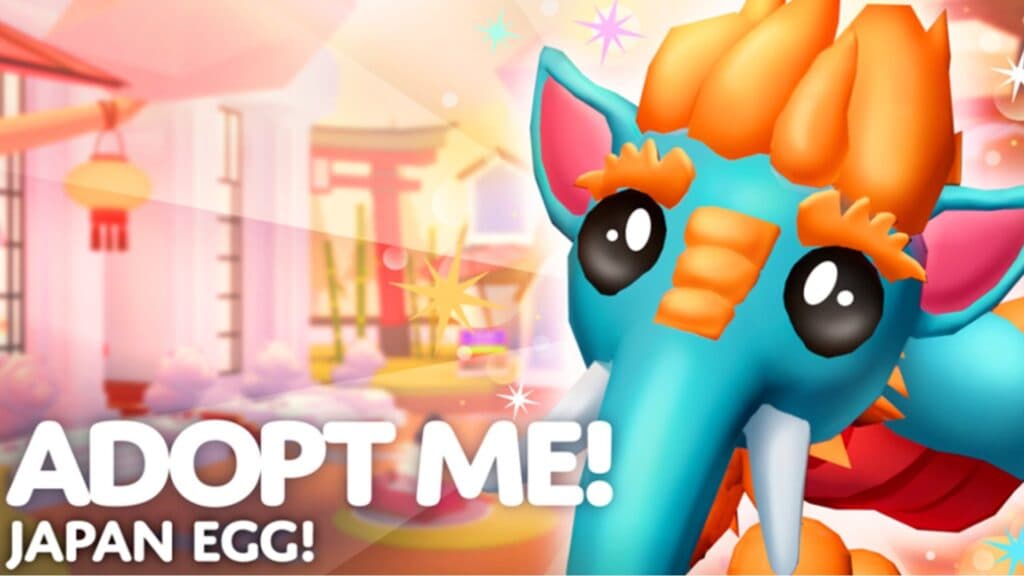 Un elefante en Roblox Adopt Me.