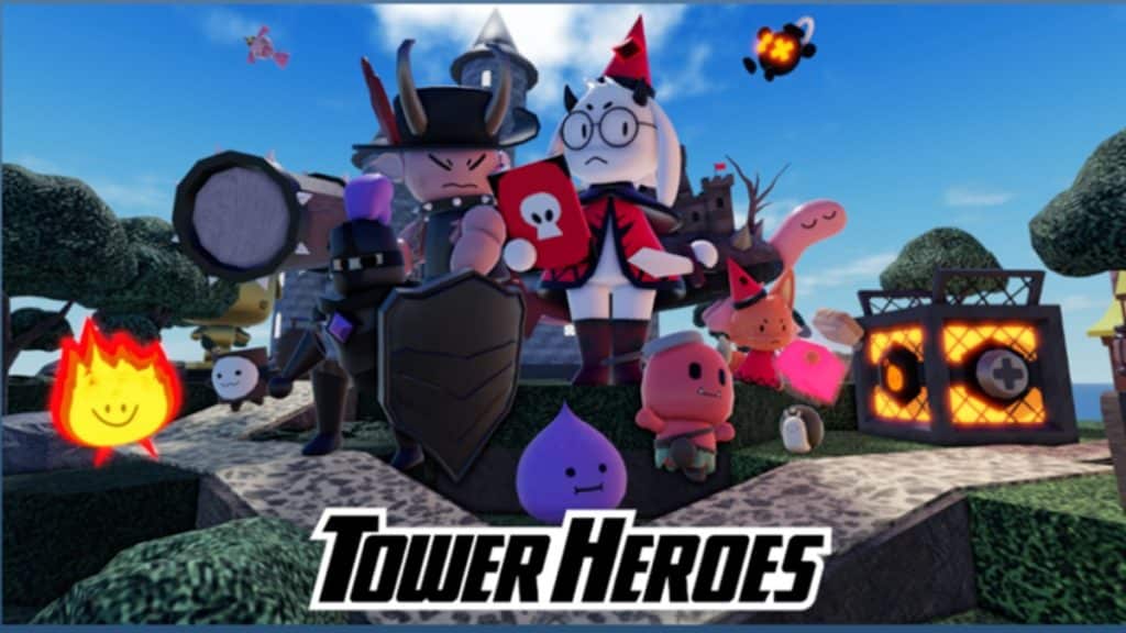 Obra de arte oficial de Roblox Tower Heroes.