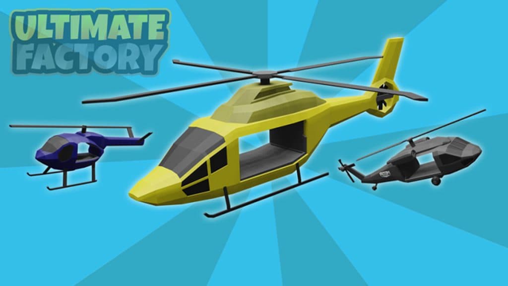 Helicópteros Roblox Ultimate Factory Tycoon