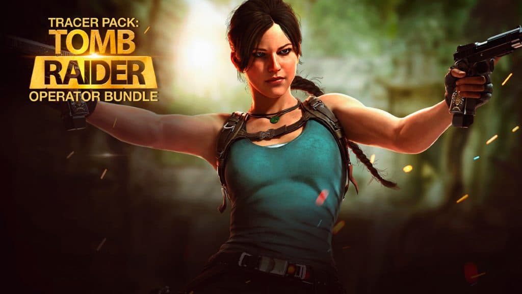 Paquete Lara Croft de Tomb Raider en MW2 y Warzone 2