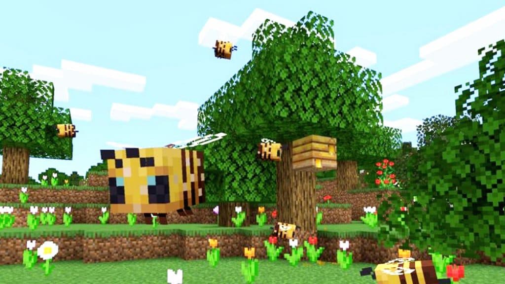 abejas minecraft