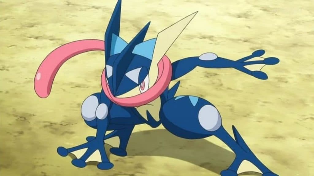 greninja pokemon ir en batalla