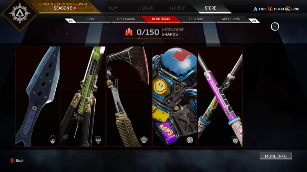 Reliquias de Apex Legends