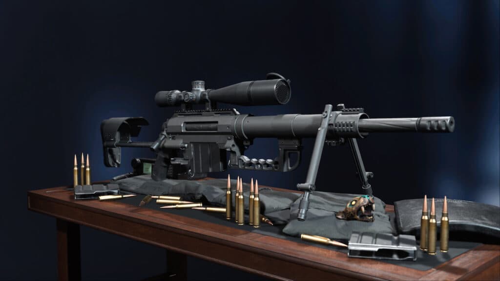 El rifle de francotirador de intervención en Warzone 2 y Modern Warfare 2.