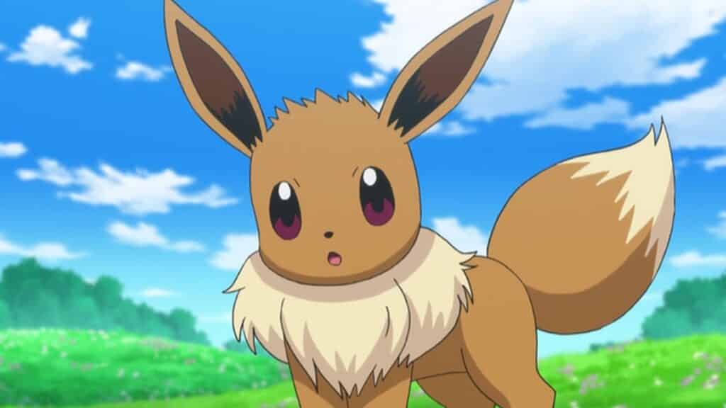 eevee pokemon ir en el anime