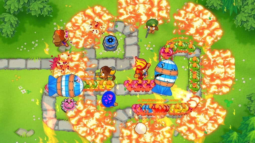 Jugabilidad de Bloons Tower Defense 6