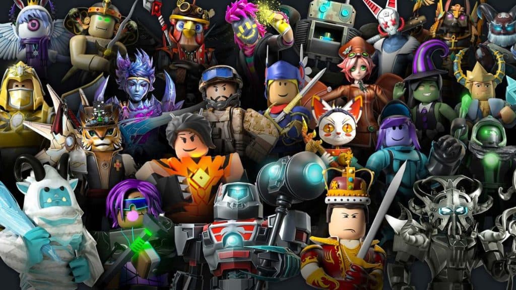 Personajes de Roblox en arte oficial