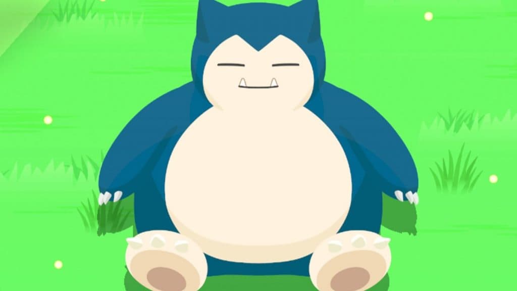 imagen promocional de pokemon sleep snorlax