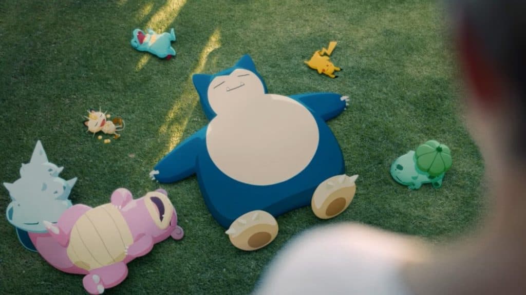 imagen promocional de pokemon sleep snorlax