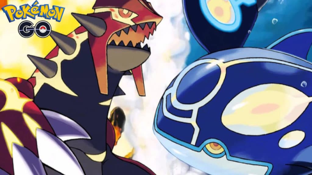 Primal Groudon y Kyogre Pokémon Go