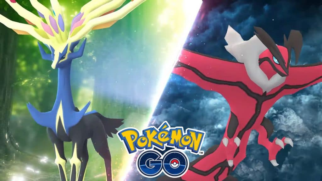 Xerneas e Yveltal en Pokémon Go