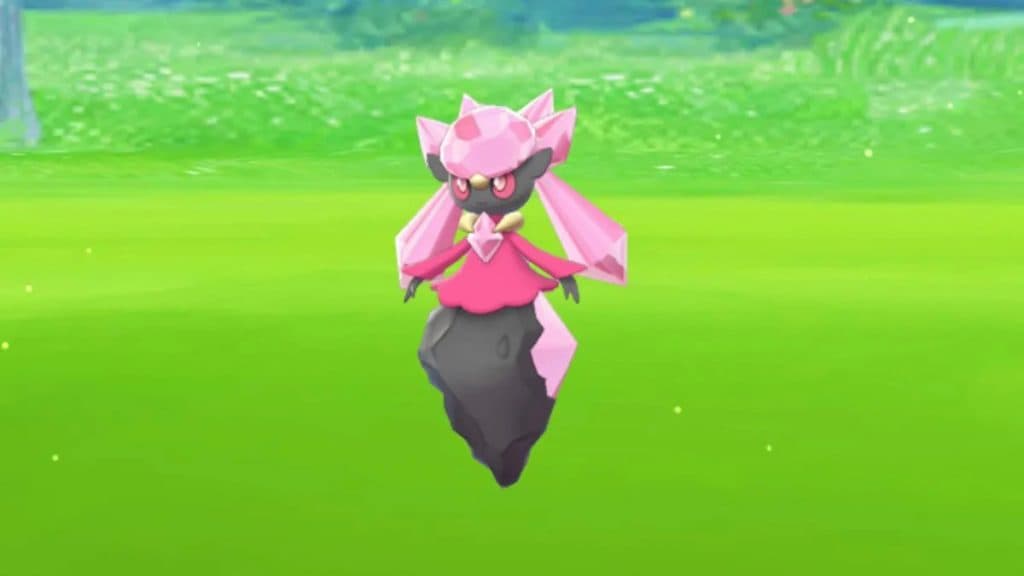 Shiny Diancie Pokémon Espada y Escudo