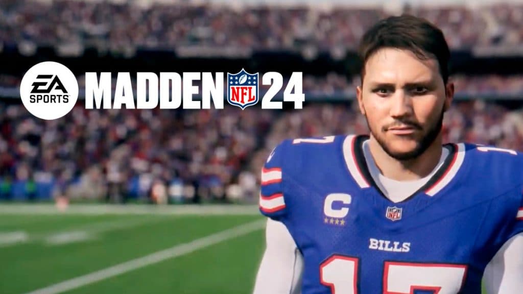 Portada de Madden 24 Josh Allen Atleta