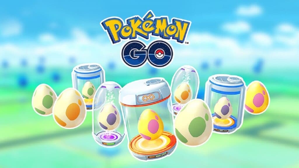 Pokémon Go Huevos y logo