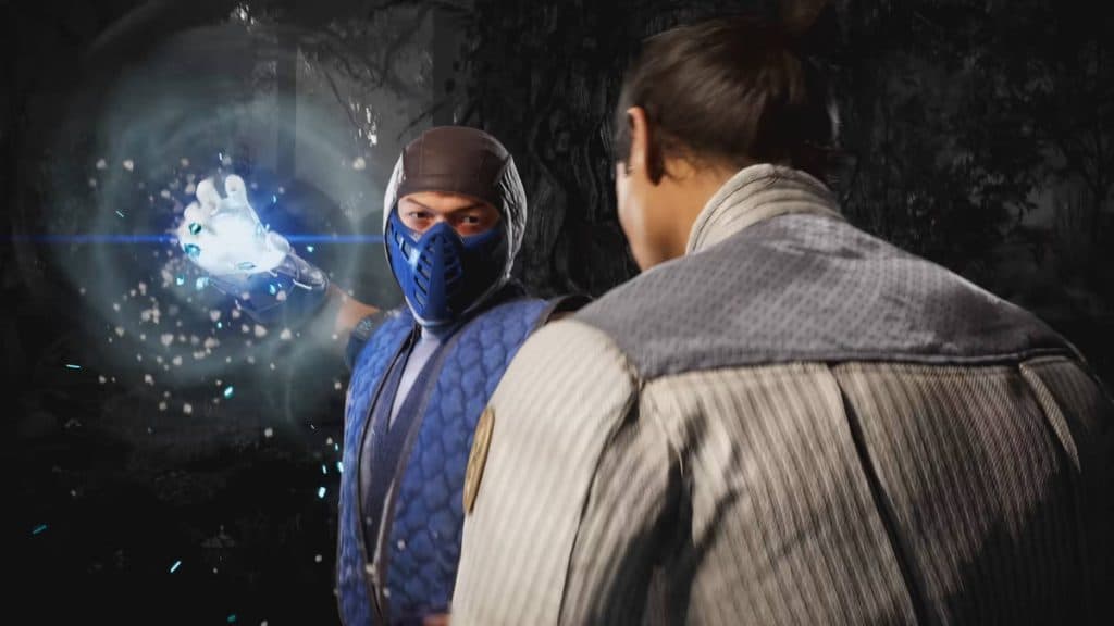 Sub-Zero como Kameo Fighter en Mortal Kombat 1