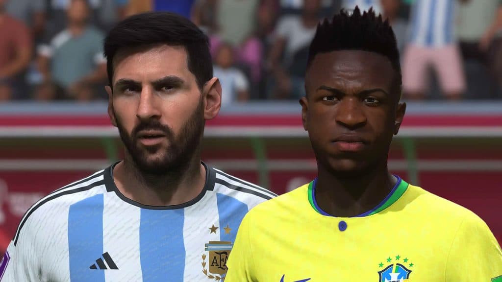 Lionel Messi y Vini Jr. en EA FC